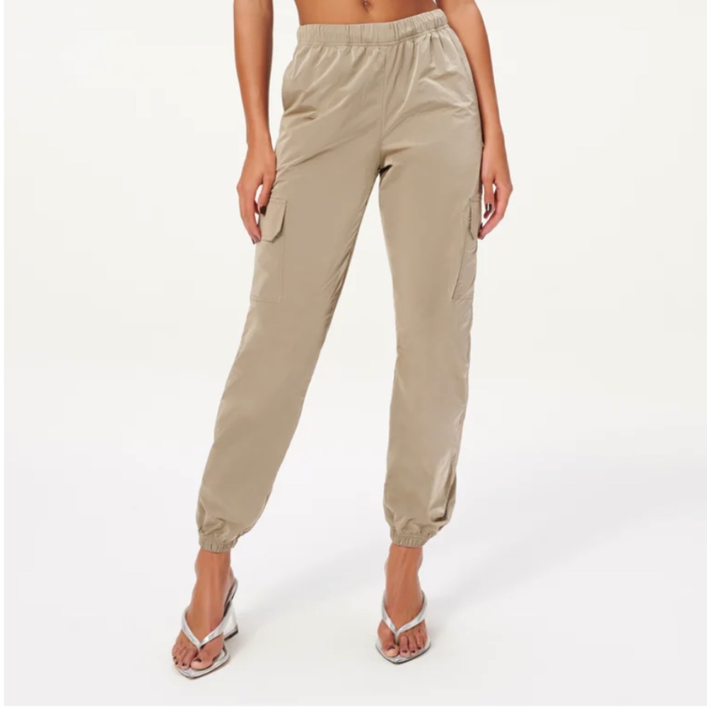 GOOD AMERICAN SHINE BOYFRIEND CARGO
